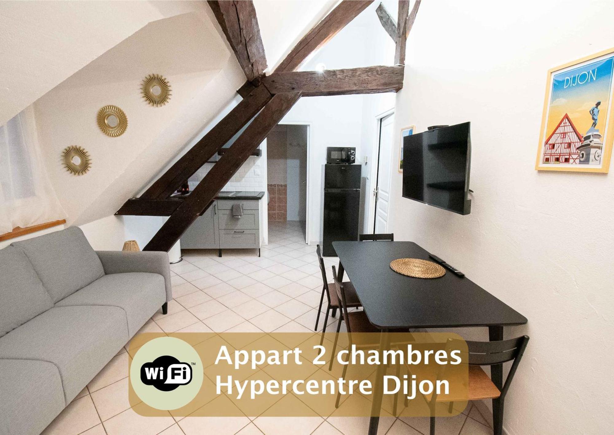 Residence Le Zola Compose De 3 Appartements Distincts En Hyper Centre De Dijon Avec Wifi Eksteriør billede